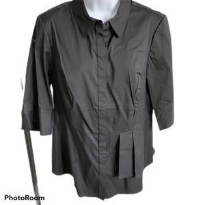 NWT White House Black Market Black Top 16